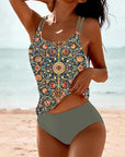 Dolly - Printed Tankini with Double Straps
