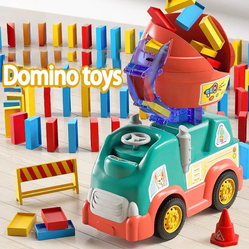 Domino Car - Creative Domino Fun - Domino Stone Army