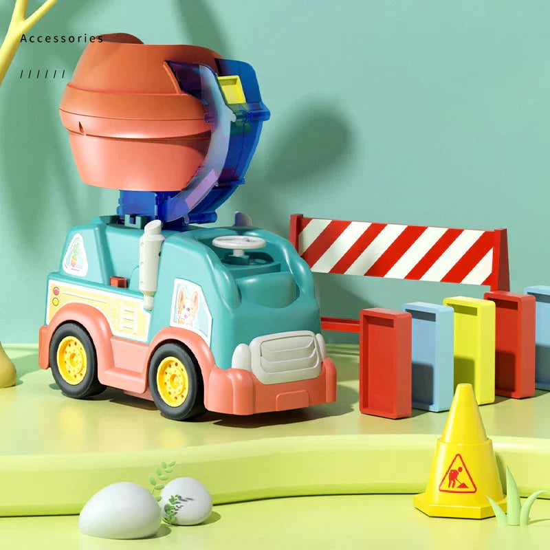 Domino Car - Creative Domino Fun - Domino Stone Army