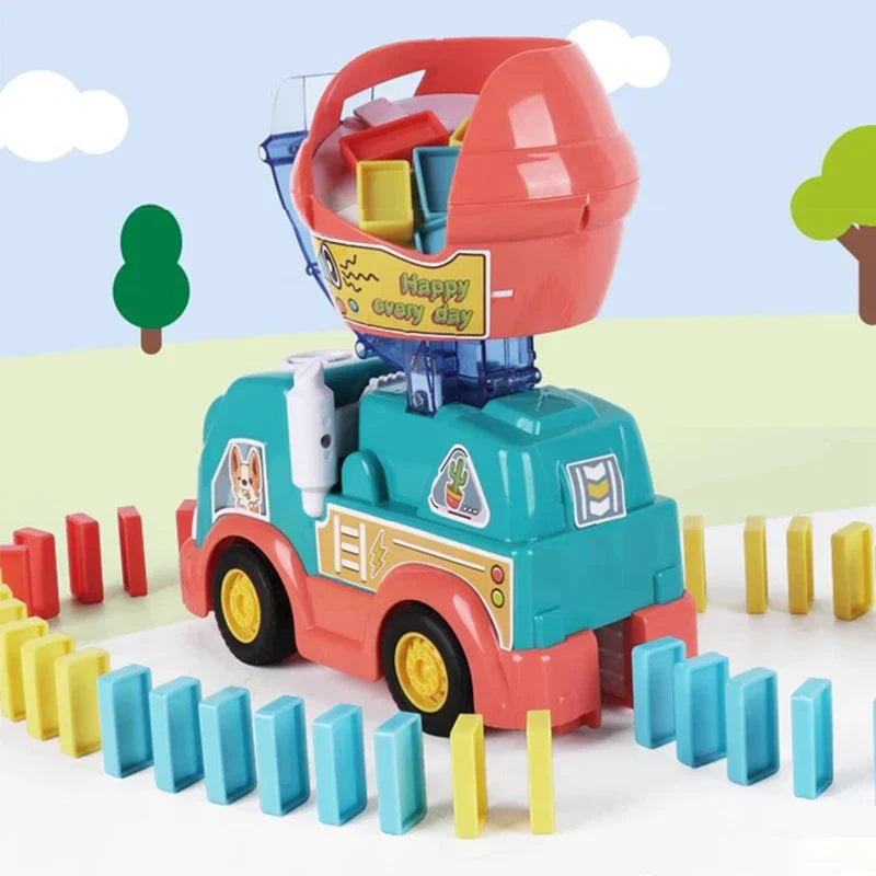 Domino Car - Creative Domino Fun - Domino Stone Army