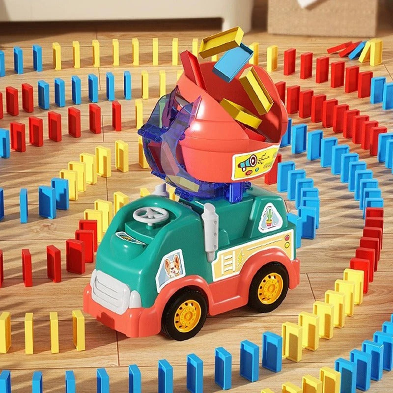 Domino Car - Creative Domino Fun - Domino Stone Army