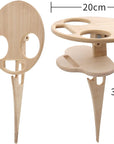 Double-Layer Portable Wine Table