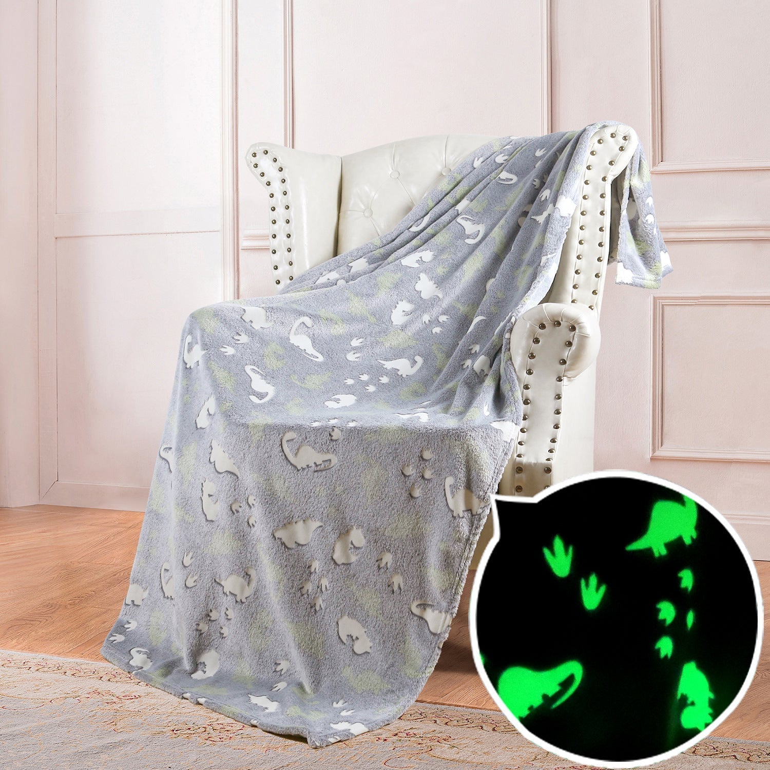 Double-Sided Flannel Glow Blanket