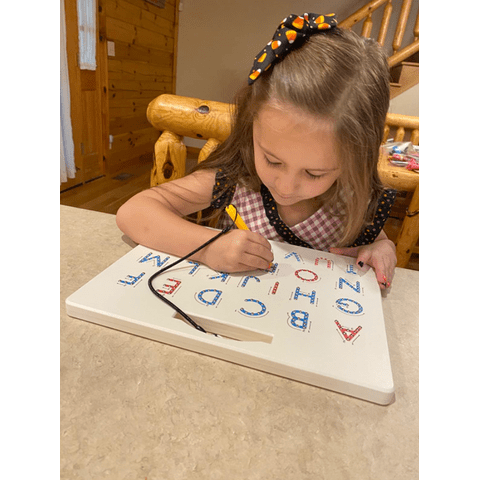 Double-sided magnetic letter board - Creative Learning Through Play