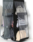 Double-sided, six-layer hanging storage bag