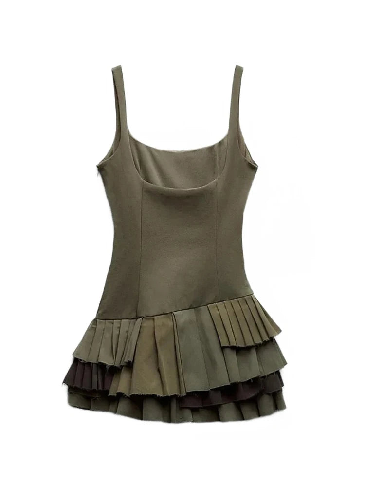 Dress in Army Green - Verty