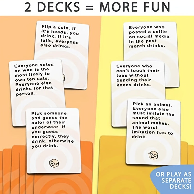Drinking Game - These Cards Will Get You Drunk Drinking Game for Adults