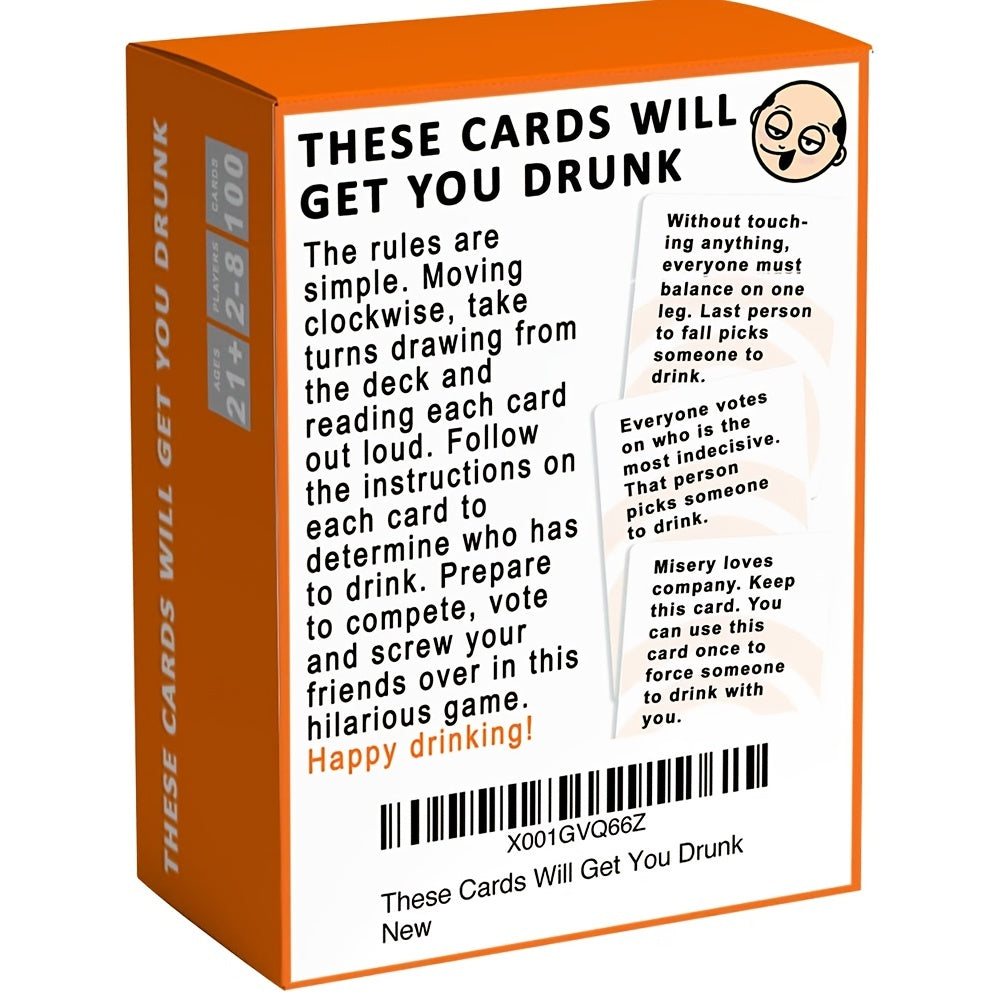 Drinking Game - These Cards Will Get You Drunk Drinking Game for Adults