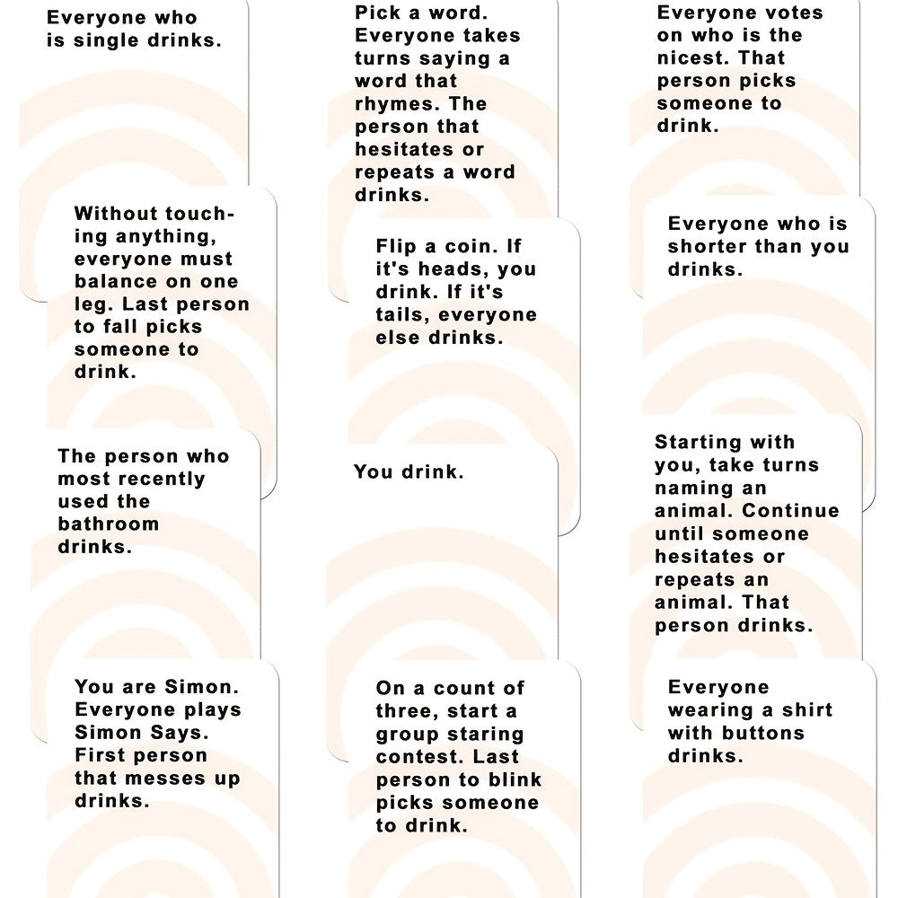 Drinking Game - These Cards Will Get You Drunk Drinking Game for Adults