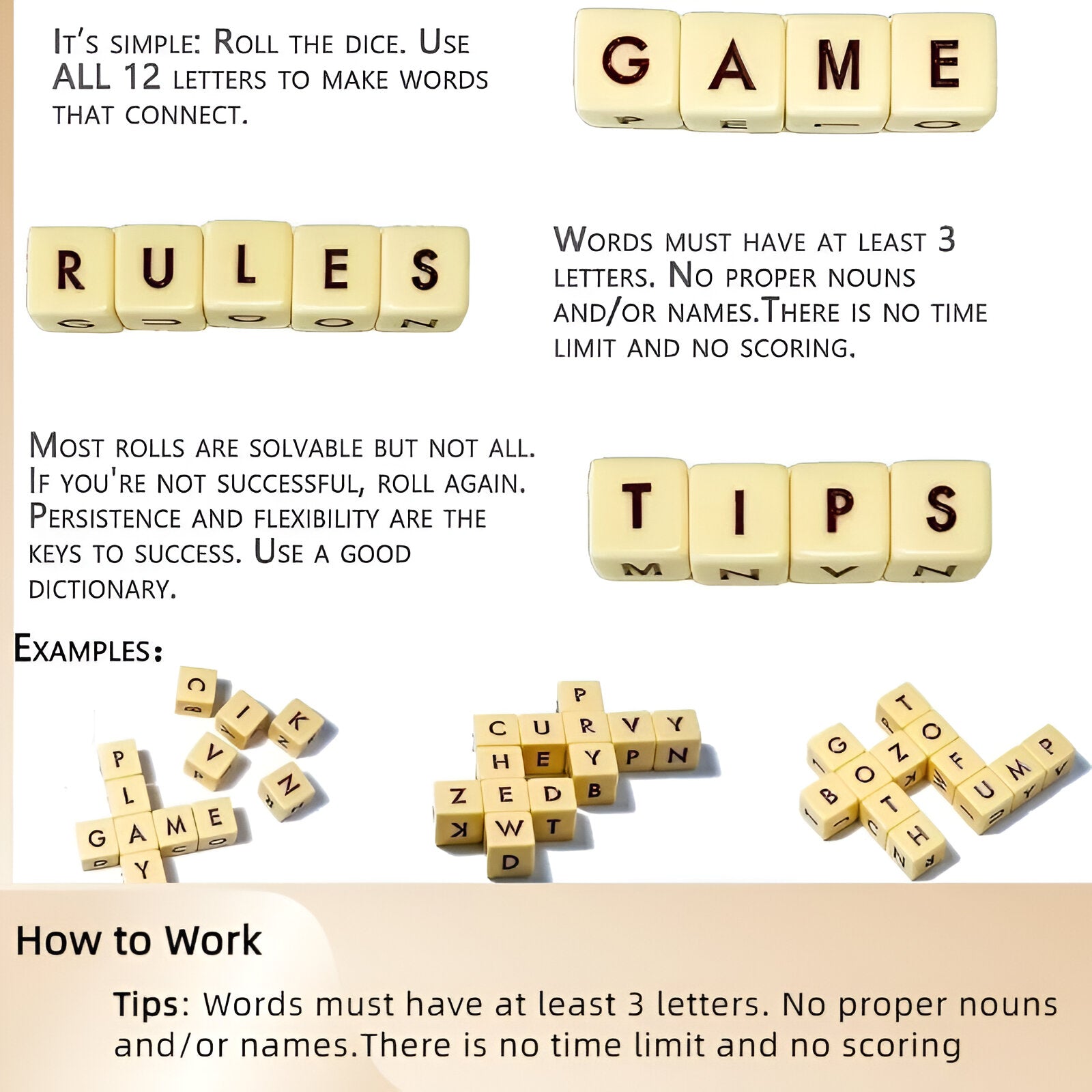 Drobble - Ultimate Word Game Dice Set Educational &amp; Fun
