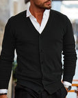 Dunstan - Casual Cardigan with V-Neck