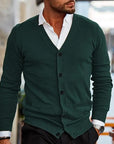 Dunstan - Casual Cardigan with V-Neck