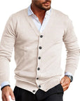 Dunstan - Casual Cardigan with V-Neck