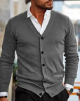 Dunstan - Casual Cardigan with V-Neck