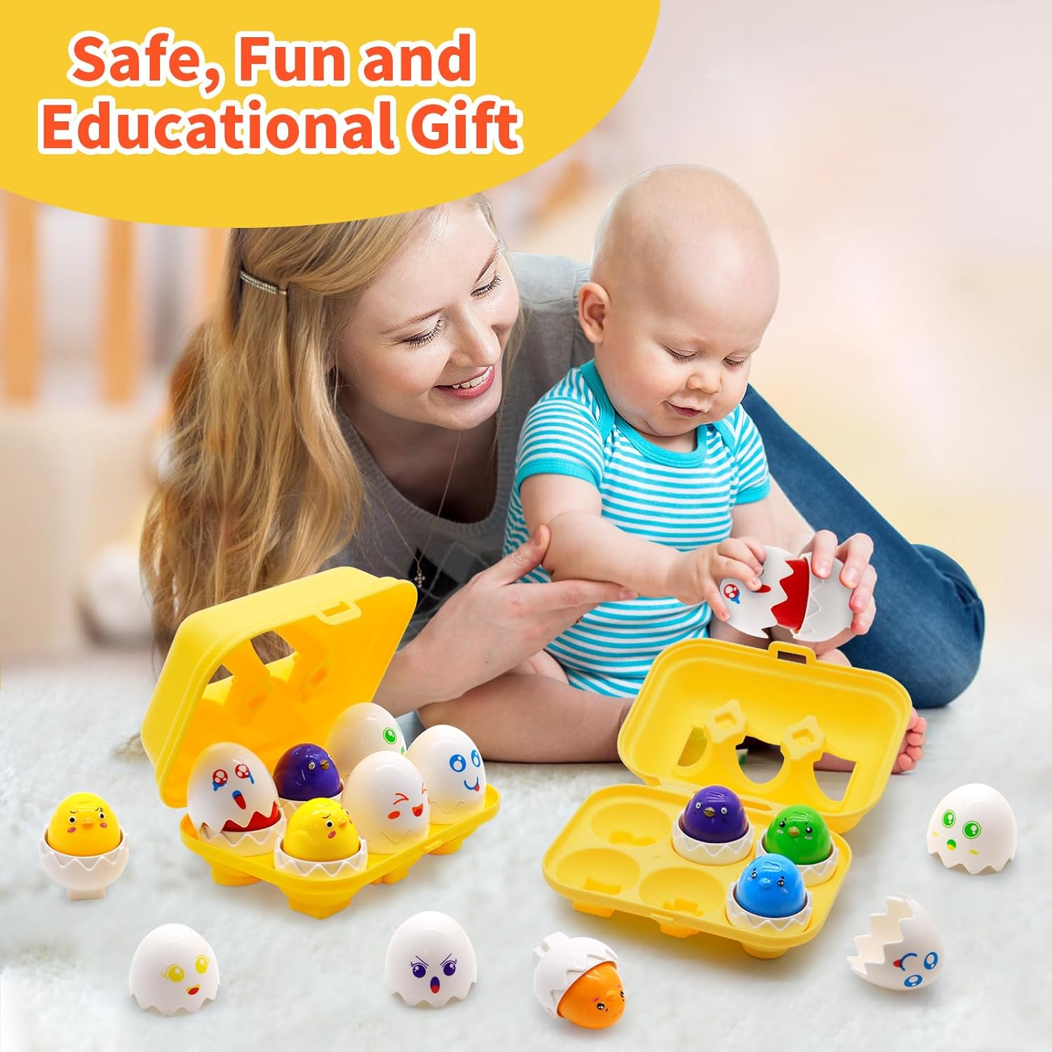 Easter eggs - Stimulates the senses and promotes fun