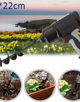 Easy Garden Work Snail Drill Spiral Drill