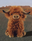 Eco-Friendly Scottish Highland Cow Plush Toy