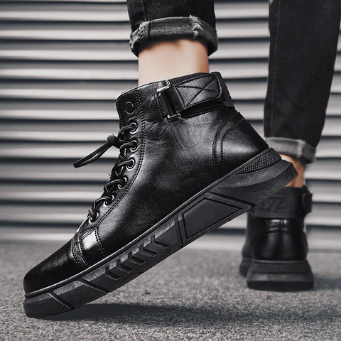 Edmund – High-Quality Vegan Leather Boots