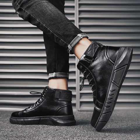 Edmund – High-Quality Vegan Leather Boots