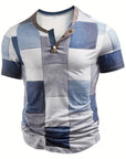 Edson - Stylish Shirt with Patchwork Print