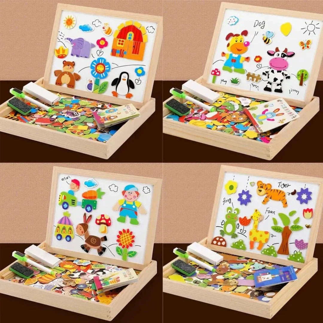 EduCreate - Magnetic Double-Sided Drawing Board Set