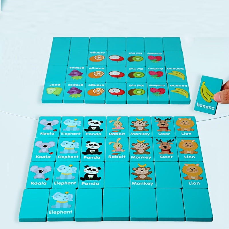 EduDomino - Puzzle Domino Game for Children Educational Board Game