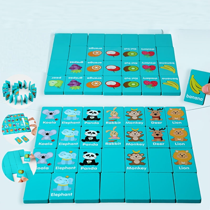 EduDomino - Puzzle Domino Game for Children Educational Board Game