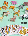 Educational 3D Cartoon Puzzle