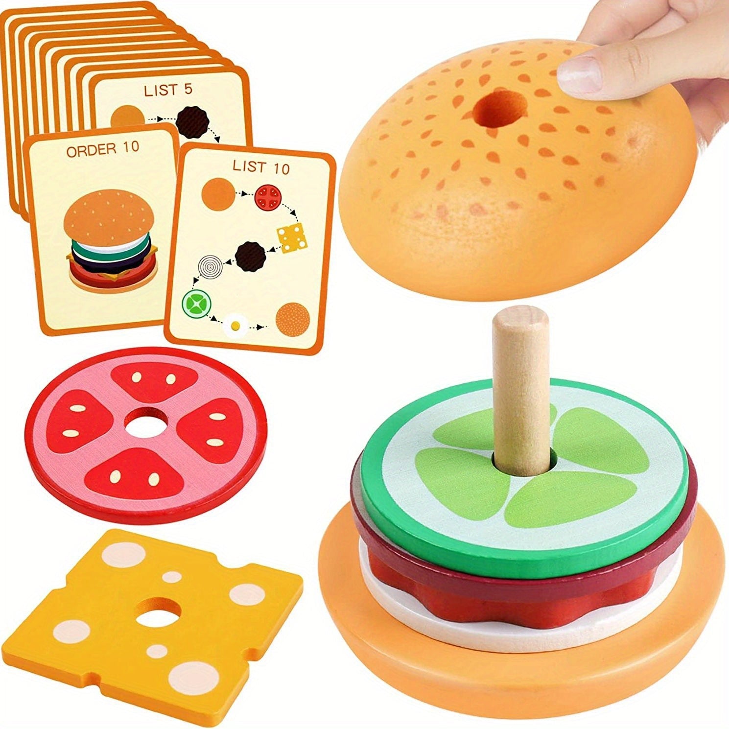 Educational Game - Montessori Citizen Stacking Toys for Toddlers
