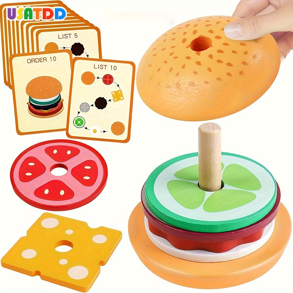 Educational Game - Montessori Citizen Stacking Toys for Toddlers