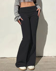 Eefje - Knitted Flared Trousers