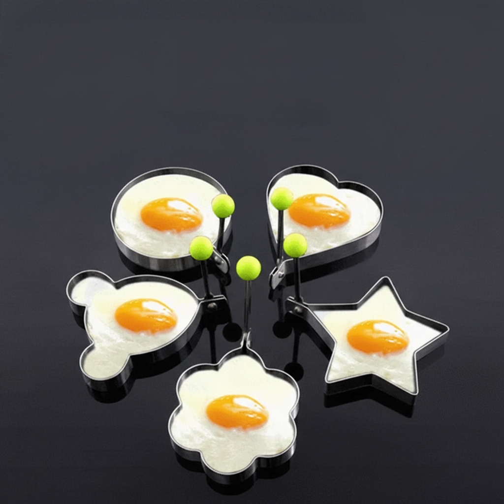 Egg Frying Moulds Made of Stainless Steel