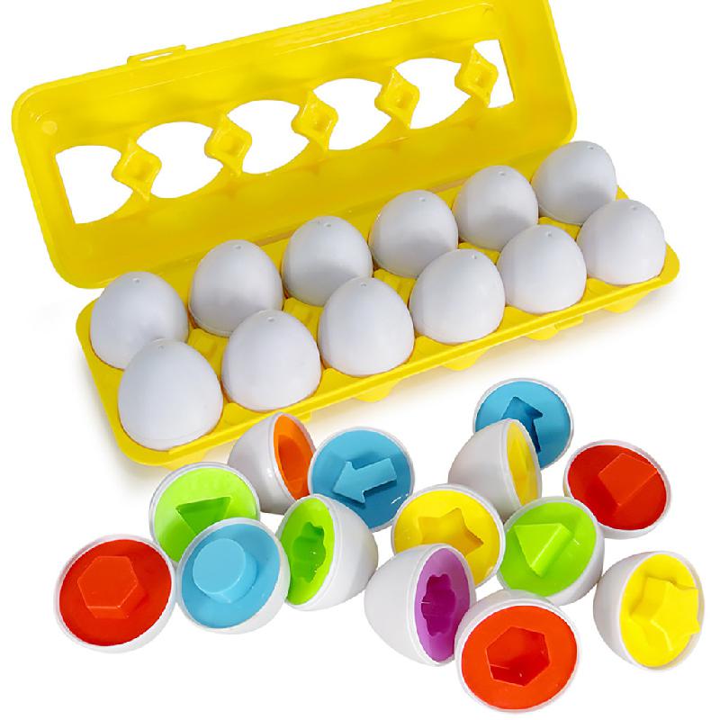 Egg Puzzle - Brainstorm for kids - Creative egg carton game