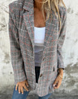 Elaina – Stylish Checked Winter Blazer