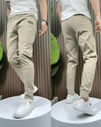 Elastic Cargo Trousers - Allan