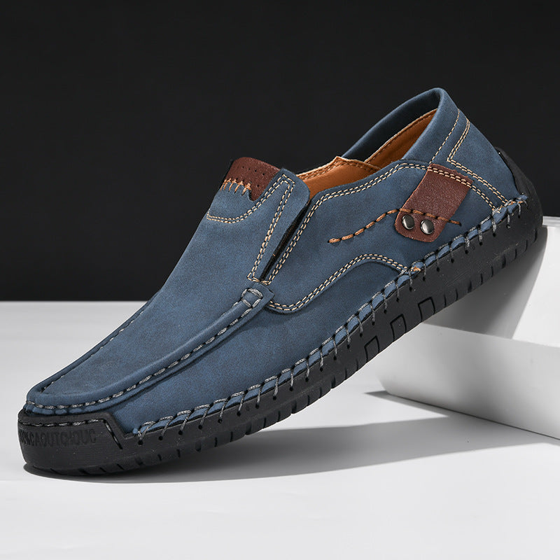 Elbert - Leather Shoes with Non-Slip Sole