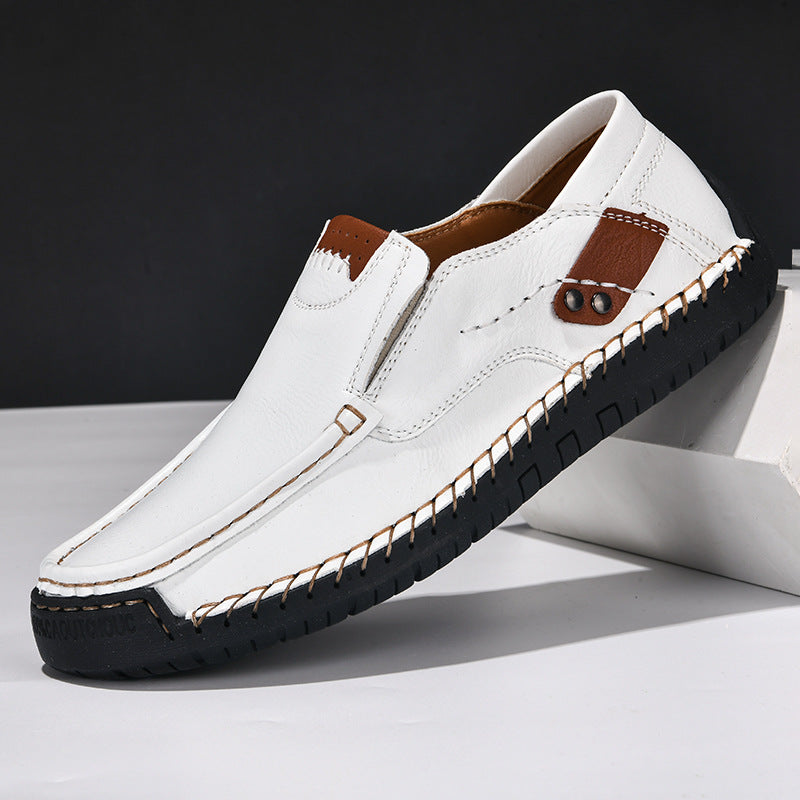 Elbert - Leather Shoes with Non-Slip Sole