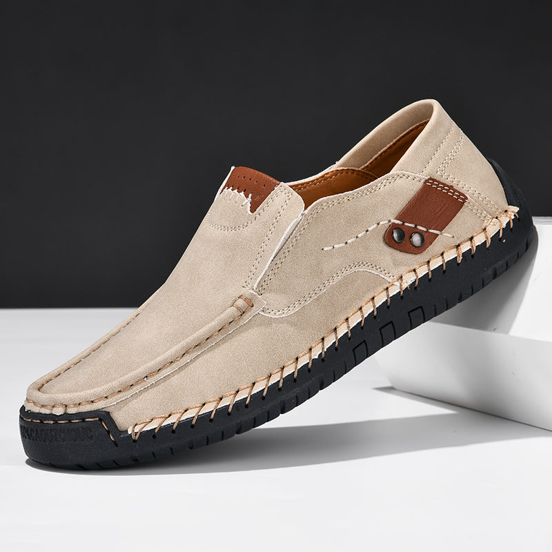 Elbert - Leather Shoes with Non-Slip Sole