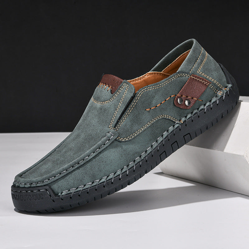 Elbert - Leather Shoes with Non-Slip Sole