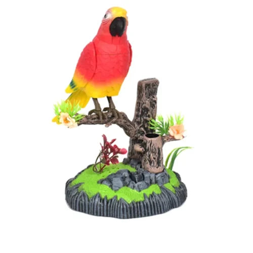 Electric Battery-Operated Control Singing Parrots