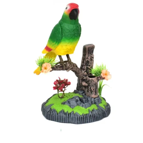Electric Battery-Operated Control Singing Parrots