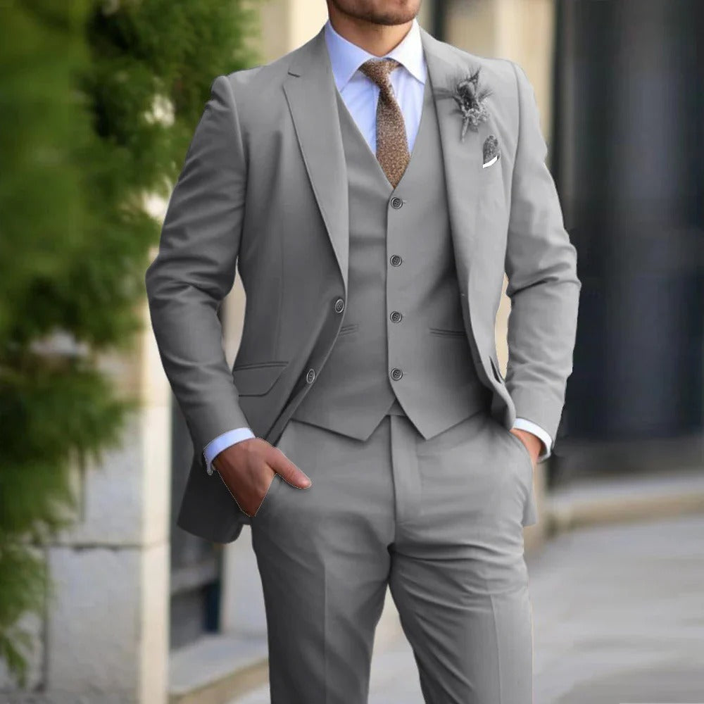 Elegant 3-Piece Suit for Men - Brecken