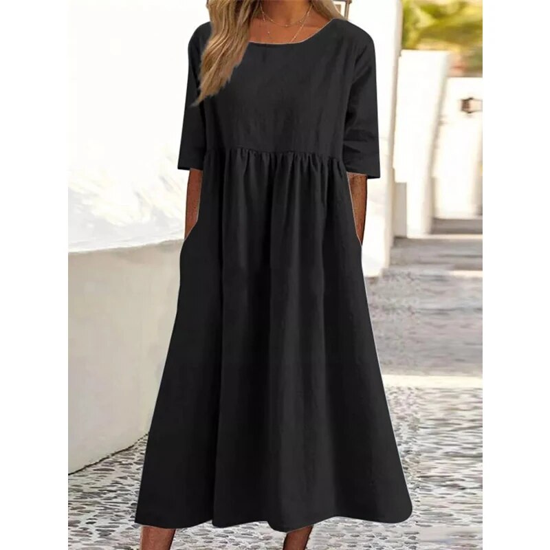 Elegant Casual Dress - Spring