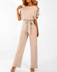 Elegant Ladies' Jumpsuit with Slim Waist - Bertha