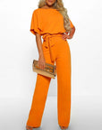 Elegant Ladies' Jumpsuit with Slim Waist - Bertha