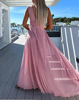 Elegant Ladies' Jumpsuit with Train