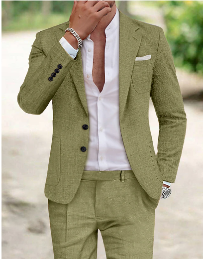 Elegant Two-Piece Suit for Men - Leo