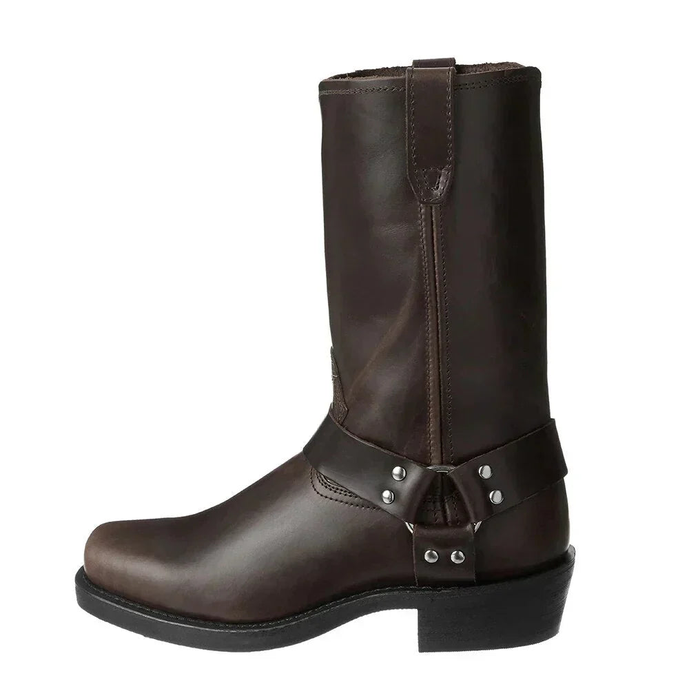 Elegant Waterproof Cowboy Boots for Men