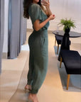 Elegant and Comfortable 2-Piece Trouser and Top Set for Women - Phine