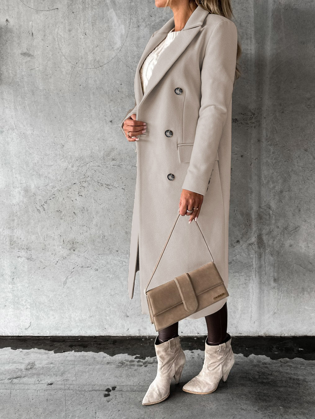 Elegant and Comfortable Long Coat for Women - Jesse